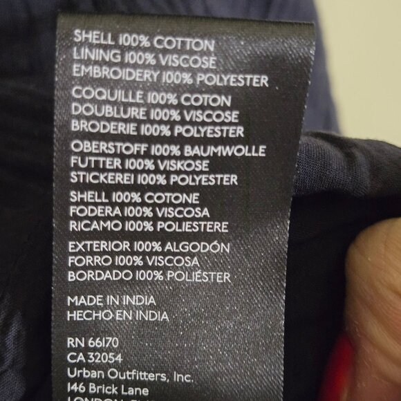 Free People Lovers Lane Maxi Dress Black Embroidered Peasant Size S - Picture 12 of 12